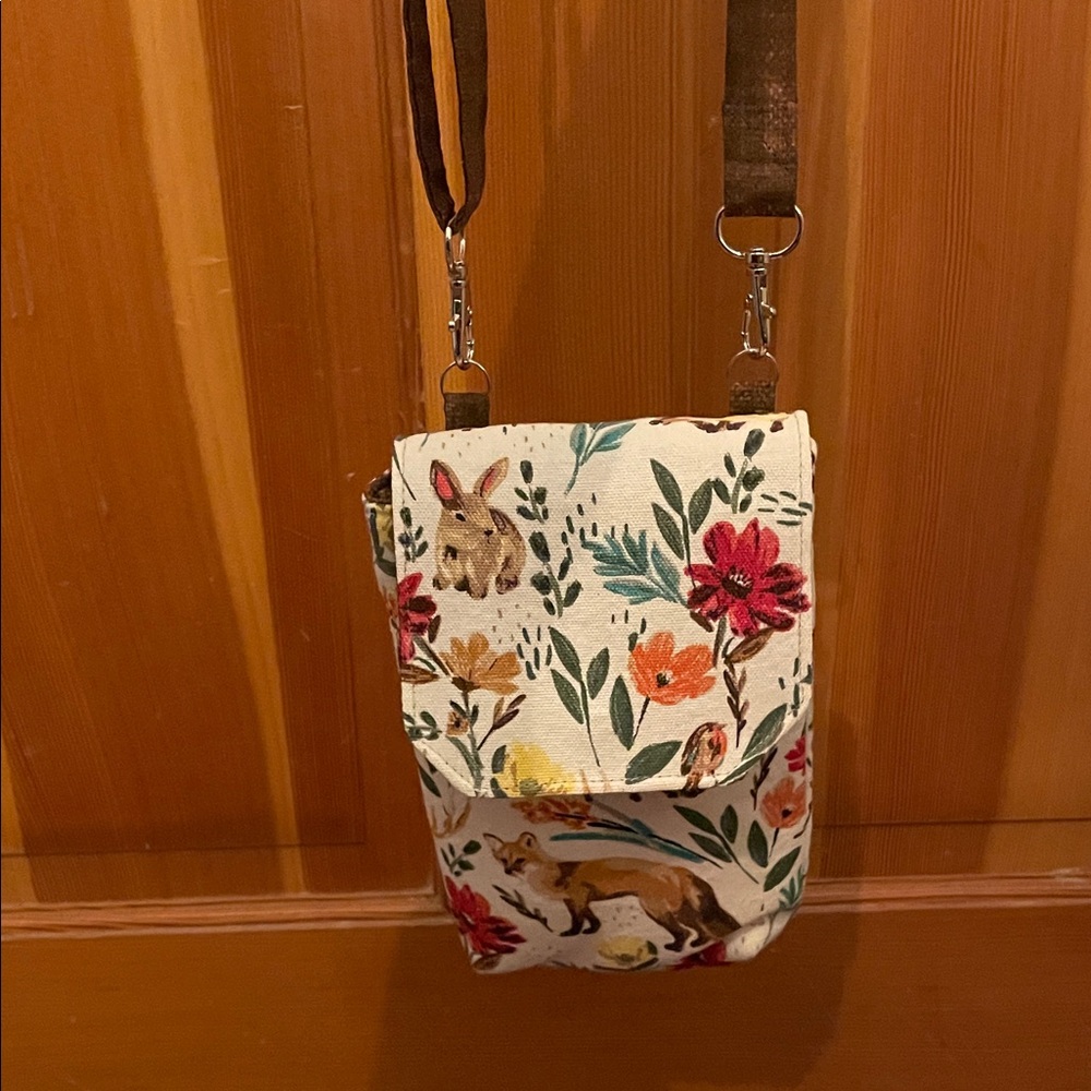 Floral Animal Print small Crossbody Bag - Picture 4 of 4